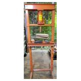 12-Ton Hydraulic Shop Press With Jack