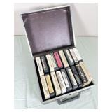 8-Track Tapes in Carry Case