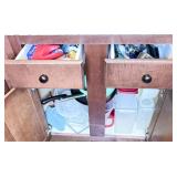 Kitchen Cabinet With Assorted Kitchenware