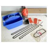 Chainsaw Accessories Lot with STIHL Oil