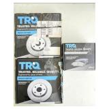 TRQ Brake Rotors and Pads Set