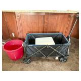 Navatee Folding Utility Wagon with Wheels