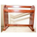 Wooden Quilt or Towel Rack Stand