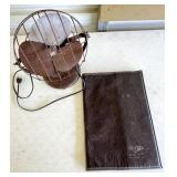 Vintage Electric Fan and Rand McNally Atlas