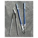 Two Bypass Lopper Tools