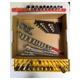 Socket and Tool Set With Storage Trays