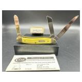 Case 3318 CV Yellow Stockman Knife