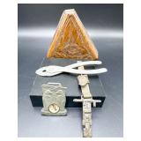 Miscellaneous Vintage Metal and Wood Items