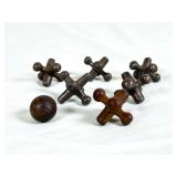 Vintage Metal Jacks with Ball Set