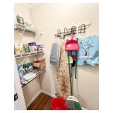 Household Pantry with Cleaning Supplies