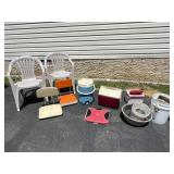 Chairs, Coolers, and Household Items