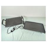 Two Electric Griddles with Cord