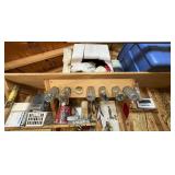 Garage Storage Items and Tools