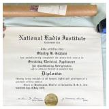 National Radio Institute Diploma 1970