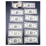 U.S. $2 Federal Reserve Notes
