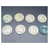 8 Buffalo Nickel Coins