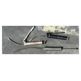 Three Lever-Action Grease Guns