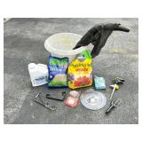 Garden Supplies Lot Including Potting Mix