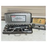 Two Socket Wrench Sets with Cases