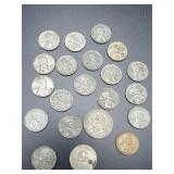 One-Cent and 20-Cent Coins