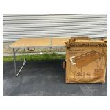 Portable Fold-Away Table, Seats 10