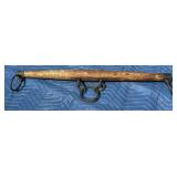 Wooden Yoke with Metal Rings