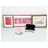 Framed Prints and Memorabilia Lot