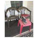Outdoor Furniture and Decorations Lot