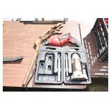 Bottle Jack, Load Binder, electric drill
