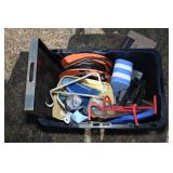 Drop cord, diving mask, swim fins, misc