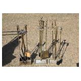 brass fireplace sets
