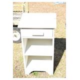 small wood side table