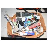 painting supplies,, caulk