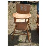 vintage high chair
