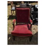 Ornate Parlor Chair