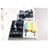 vintage cameras, accesories