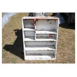 handmade wooden bookcase