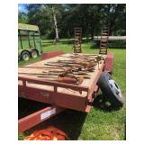 Assorted hand tools, shovels, picks, etc.