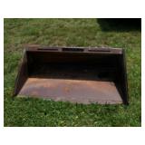 Skid Steer Bucket approximately 5 ft.