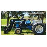 Ford 6600 with Bush Hog 2846 QT Loader