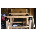Set of saw horses