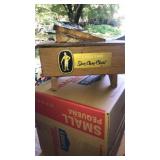 Antique shoe care chest