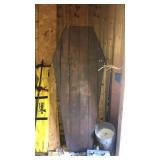 Wooden coffin (great Halloween decor)