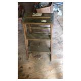 Wooden step ladder