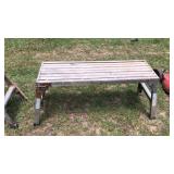 Warner metal bench