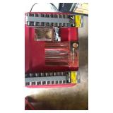 2 craftsman socket sets, needle file set and 6 pc