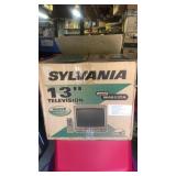 13 in white cabinet tv