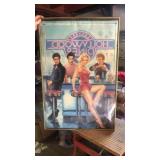 Celebrity diner framed print