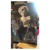 Black an white Marilyn Monroe framed print