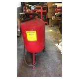 Central pneumatic pressurized sandblasted